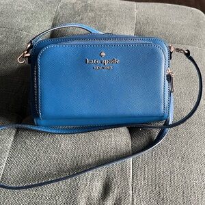 EUC Kate Spade Vibrant Cerulean Blue Crossbody Bag || pristine condition!